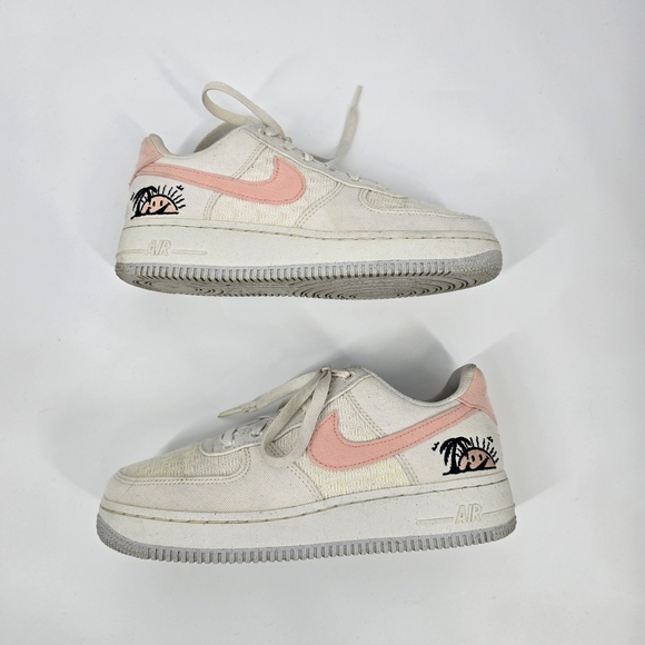 Nike Shoe Women's 8 Air Force 1 Low '07 SE 'Sun Club' DJ9944-100 Next Nature - Picture 6 of 9